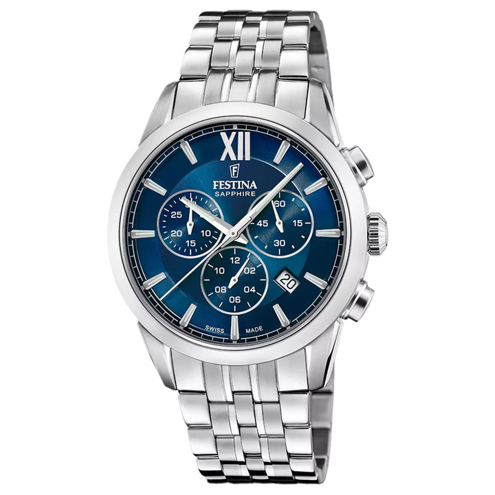 Festina Swiss Made F20040/2 Men's Analogue Quartz Chronograph Watch