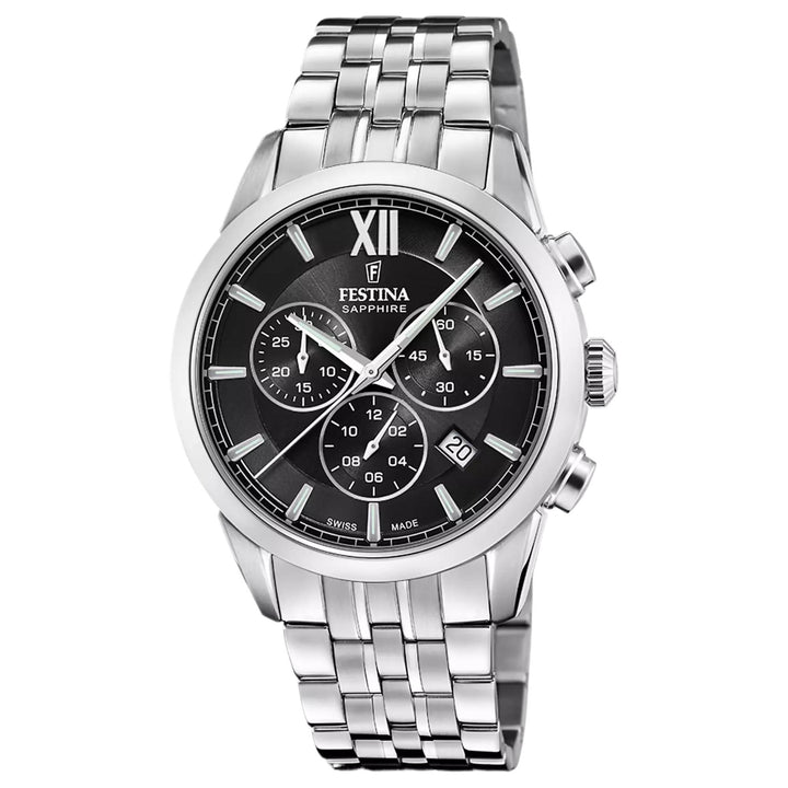 Festina Swiss Made F20040/4 Men's Analogue Quartz Chronograph Watch