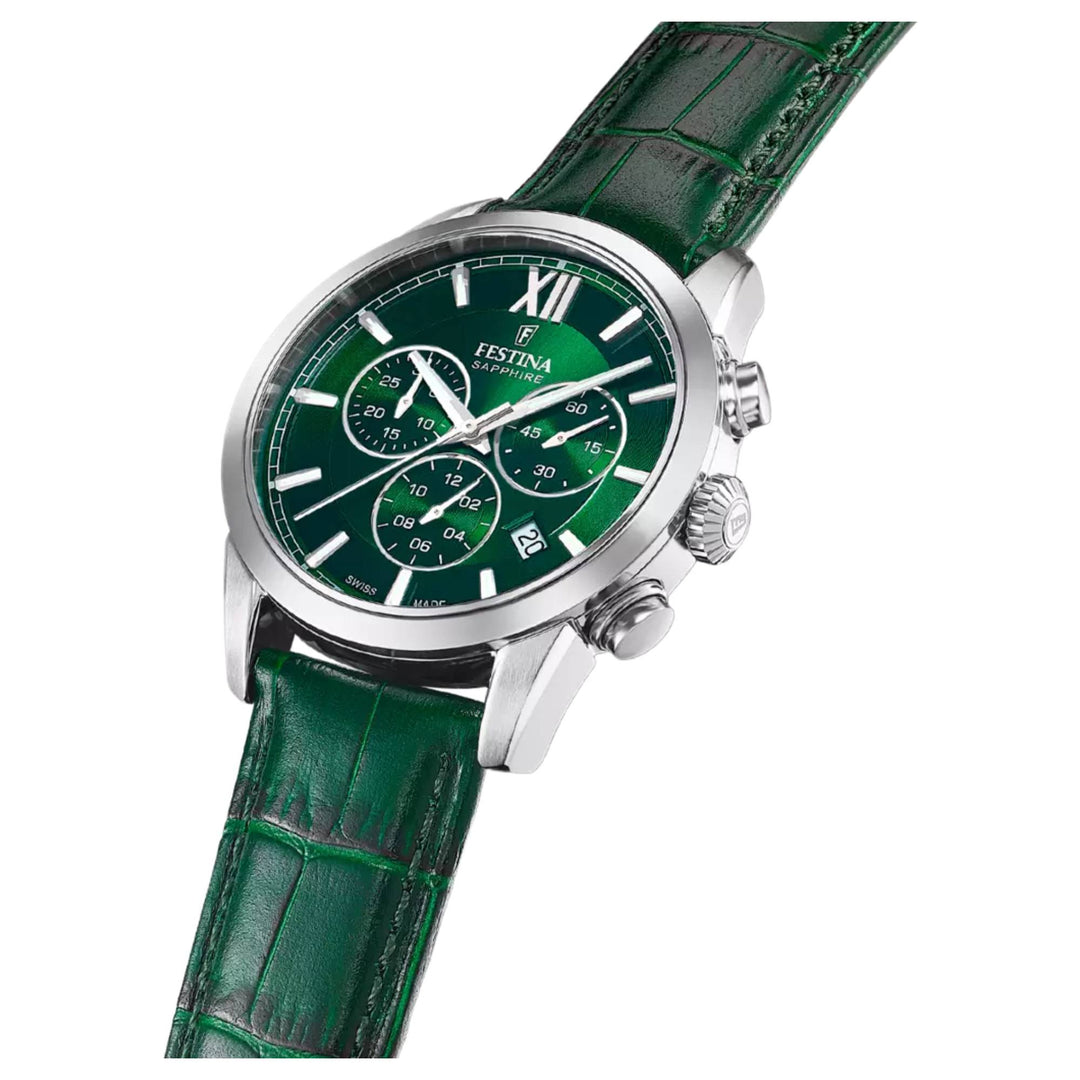 Festina Swiss Made F20041/3 Men's Analogue Quartz Chronograph Watch