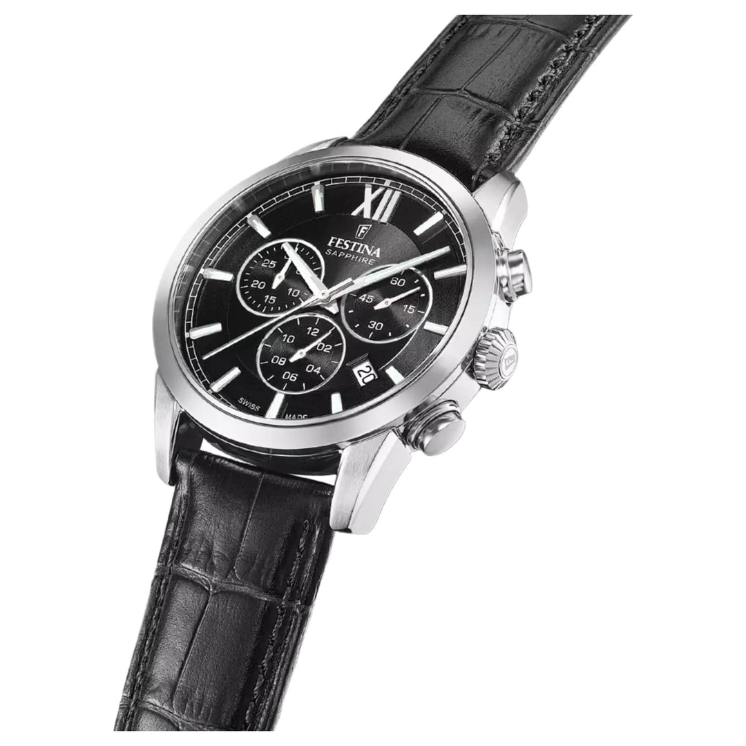 Festina Swiss Made F20041/4 Men's Analogue Quartz Chronograph Watch