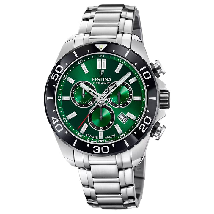 Festina Swiss Made F20042/3 Men's Ceramic Analogue Quartz Chronograph Watch