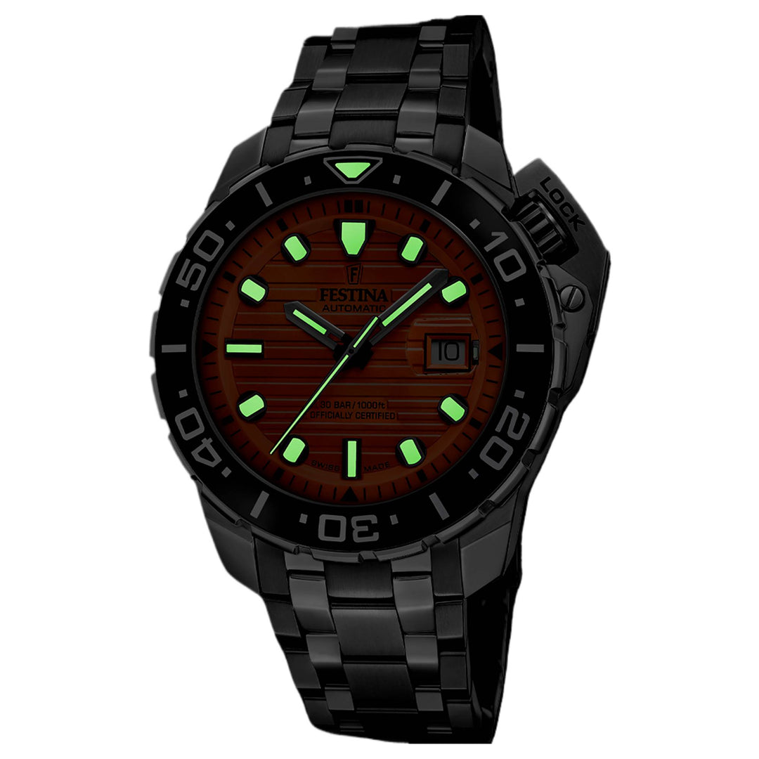 Festina Swiss Made F20043/3 Men's Diver Analogue Automatic Watch