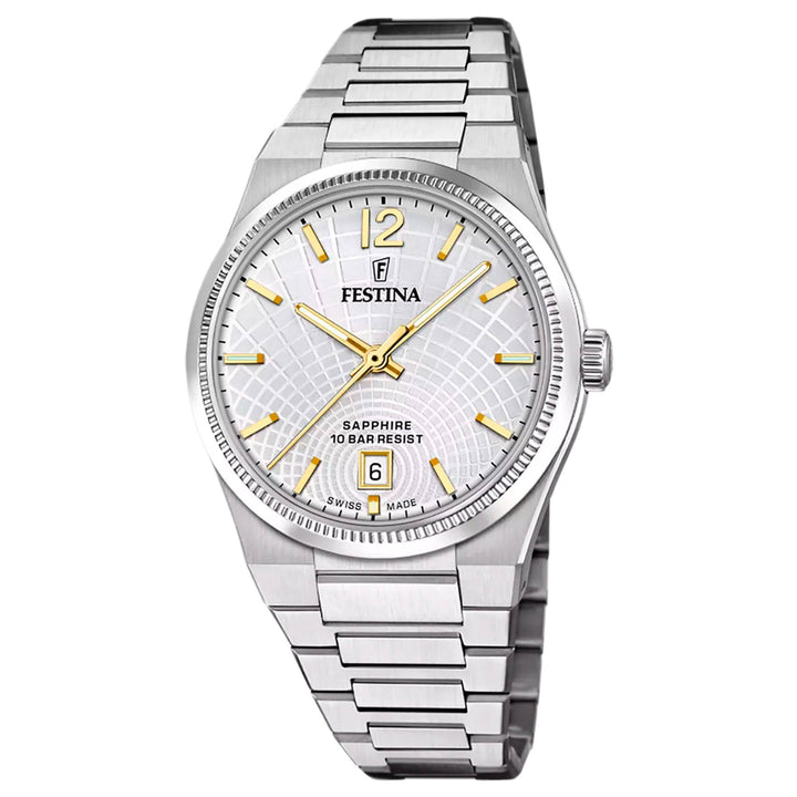 Festina Swiss Made F20052/2 Women's Rive Analogue Quartz Watch