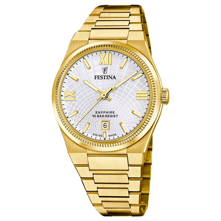 Festina Swiss Made F20057/1 Men's Rive Analogue Quartz Watch