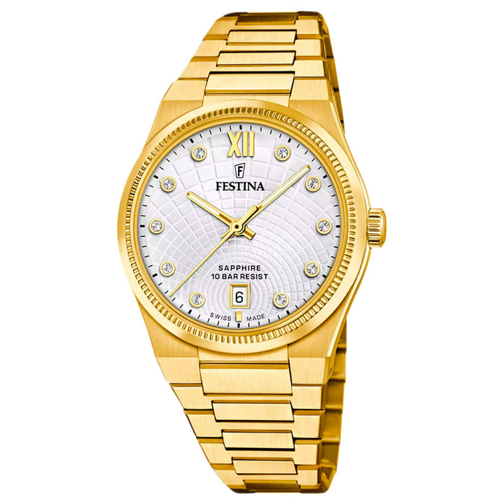 Festina Swiss Made F20058/1 Women's Rive Analogue Quartz Watch