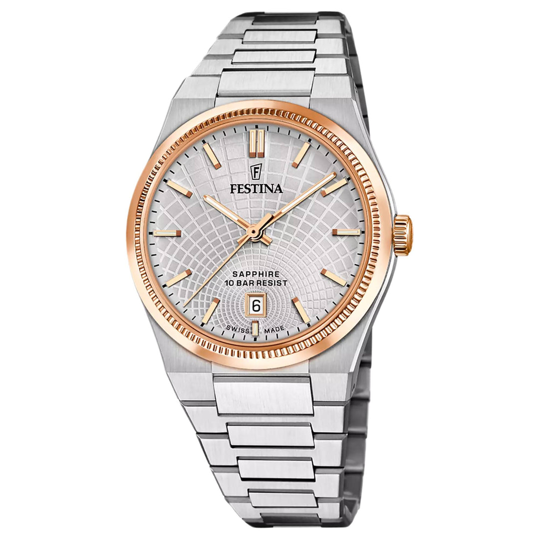 Festina Swiss Made F20065/1 Men's Rive Analogue Quartz Watch