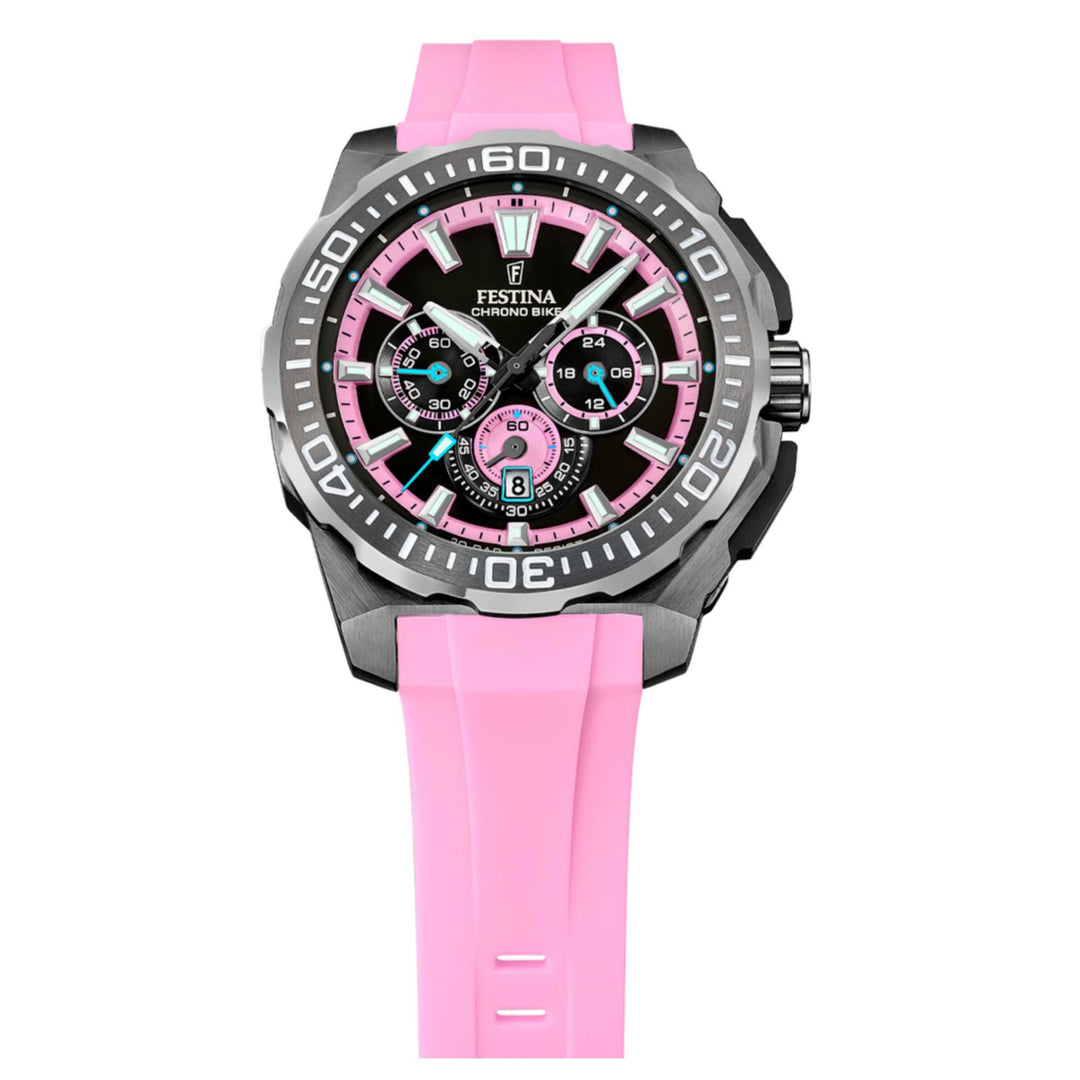 Festina F20725/2 Men's Chrono Bike Rubber Strap Wristwatch