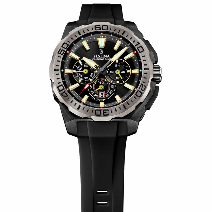 Festina F20726/3 Men's Chrono Bike Rubber Strap Wristwatch