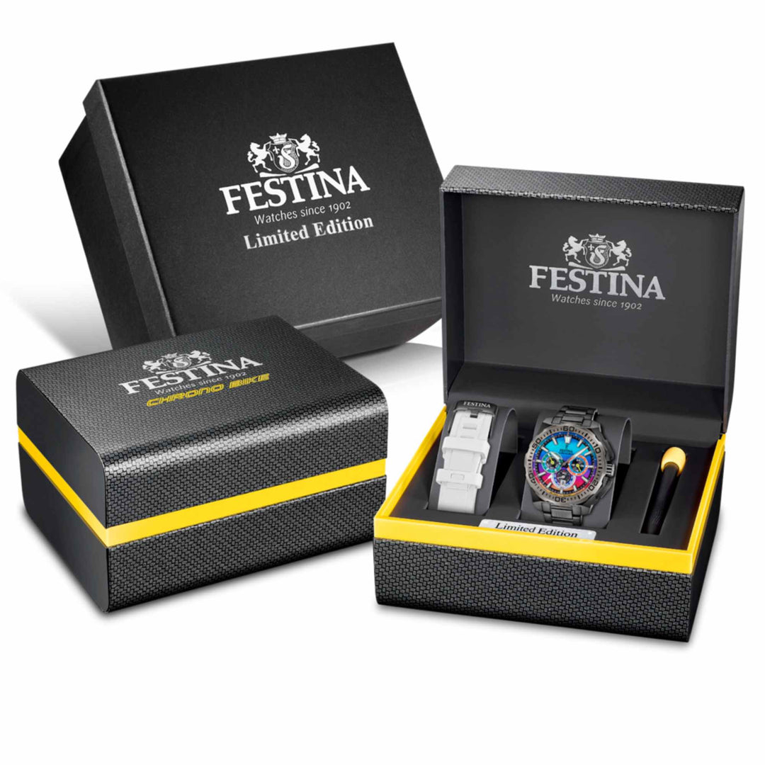 Festina F20731/2 Men's Chrono Bike Rubber Strap Wristwatch