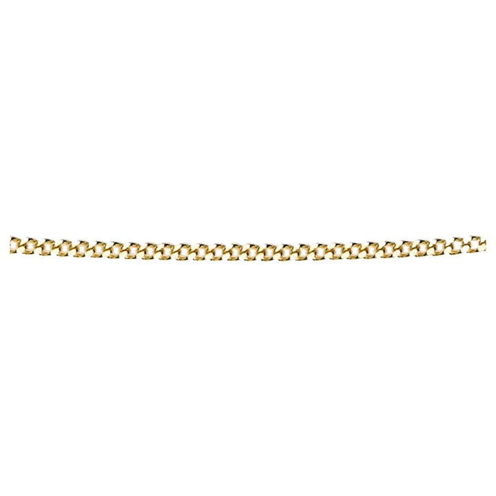 Elements Gold GN184 1mm Curb Necklace in 9ct Gold