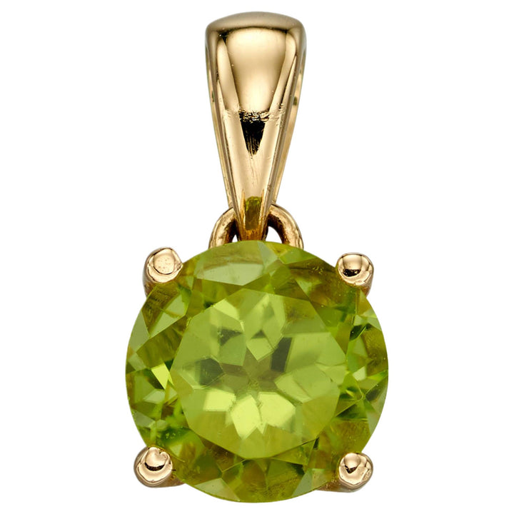 Elements Gold GP2195 August Birthstone Pendant in 9ct Gold