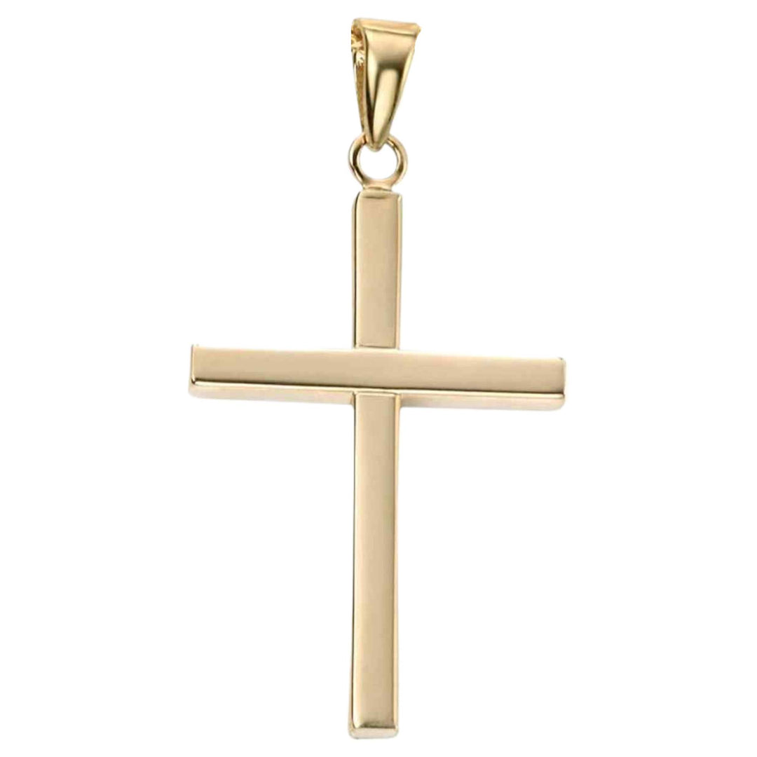 Elements Gold GP942 Large Cross Pendant