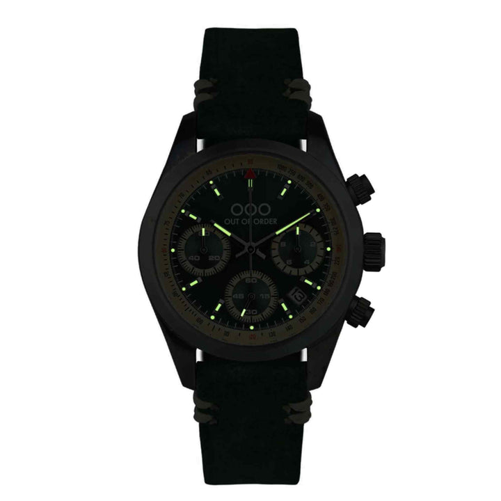 Out Of Order 001-23.VE.VE Men's Sporty Cronografo Green Wristwatch (8116650541282)