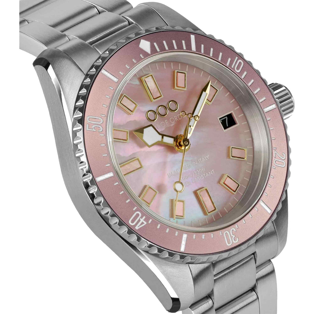Out Of Order 001-38.RO Pink Casanova Mother Of Pearl Wristwatch