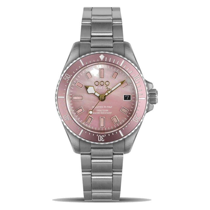Out Of Order 001-38.RO Pink Casanova Mother Of Pearl Wristwatch