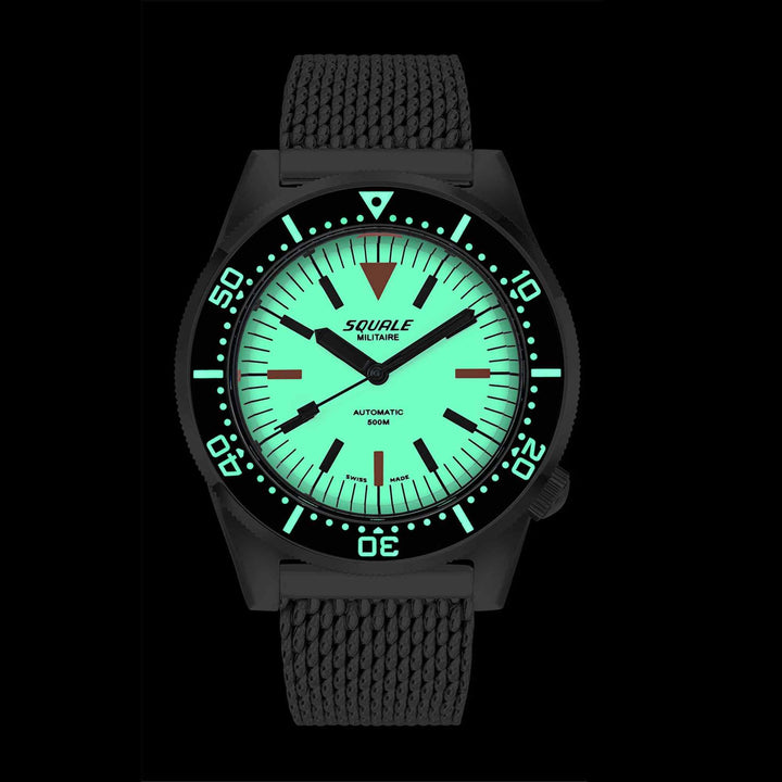 Squale 1521FUMIWT.ME20 Full Luminous Militaire Diver Wristwatch