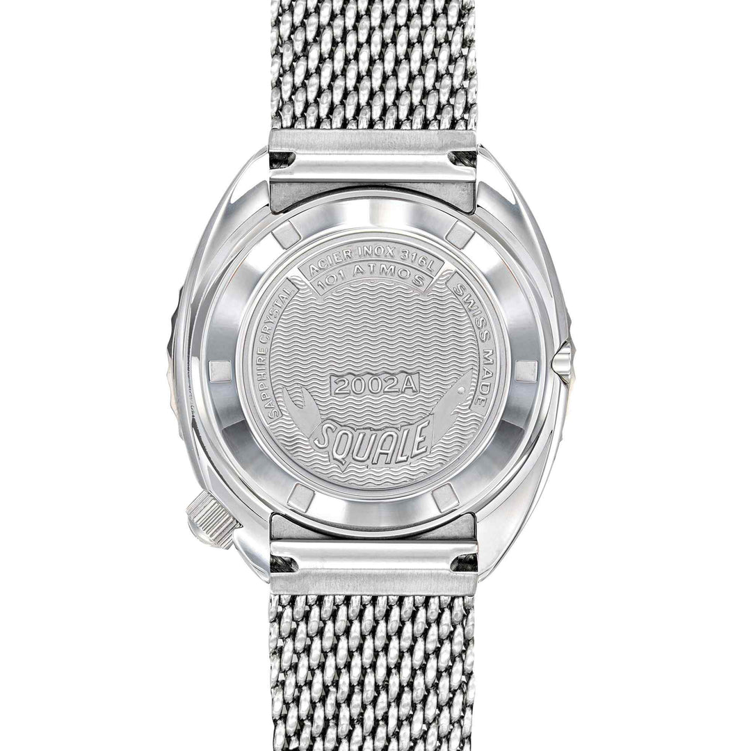 Squale 2002.SS.BLR.BL.ME22 Milanese Steel Strap Wristwatch