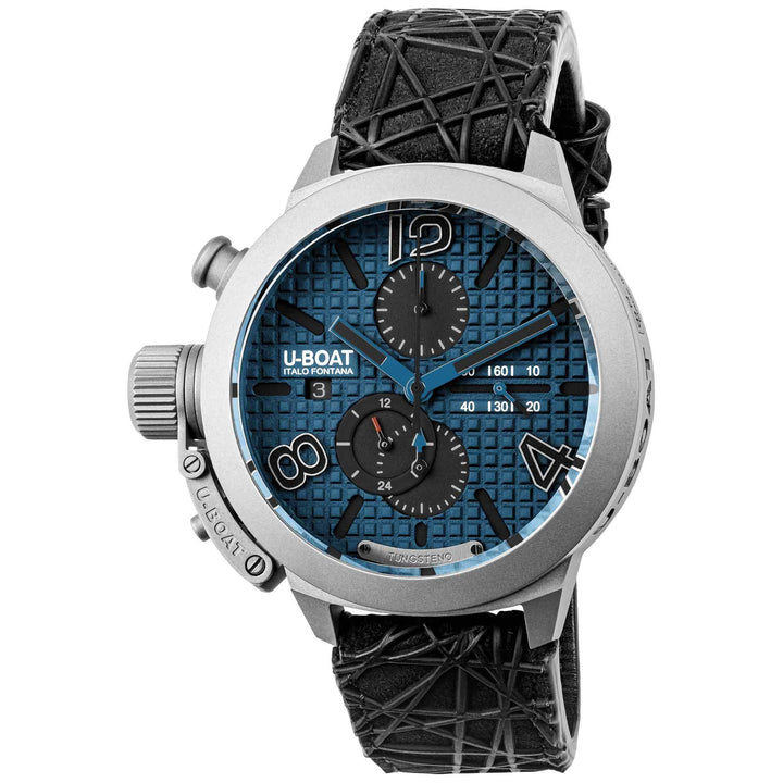 U-Boat 3003 Classico 45 Titanium Tungsten Blue Wristwatch