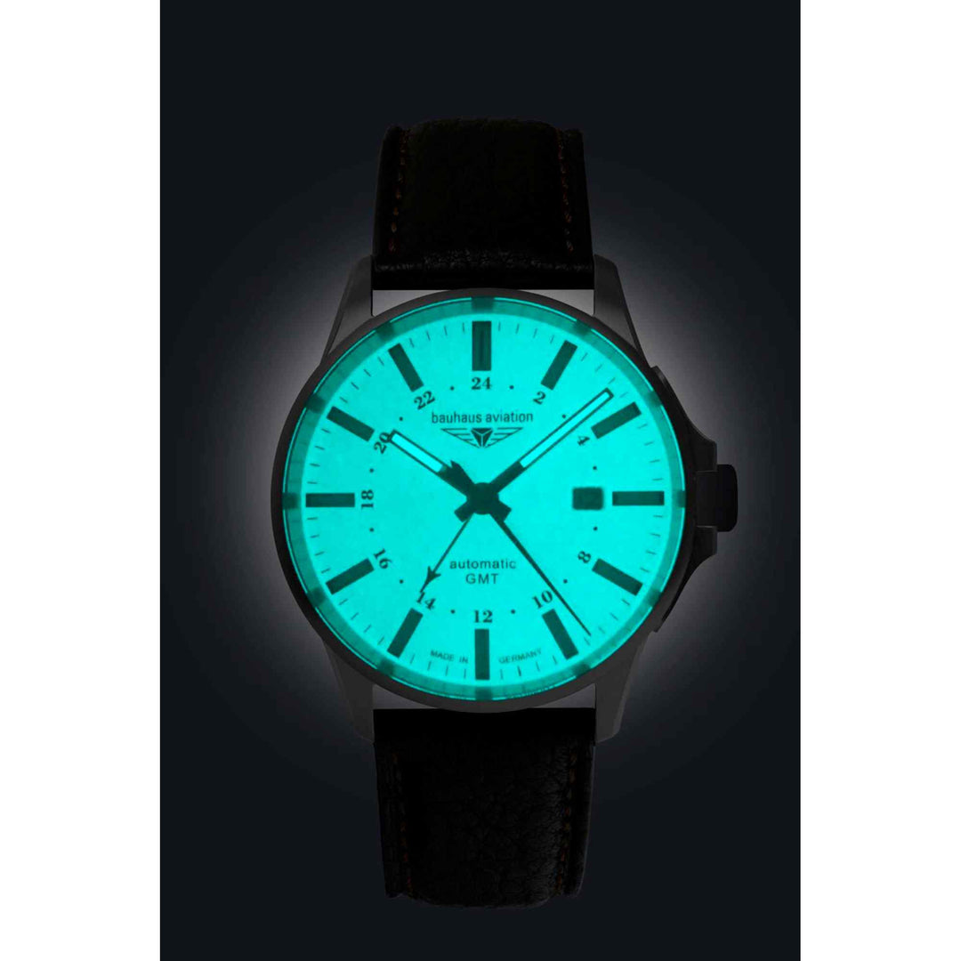 Bauhaus Aviation 28685 Men's GMT Automatic Wristwatch