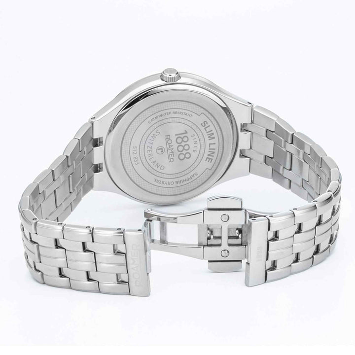 Roamer 512833 41 45 20 Men's Slim Line Classic Wristwatch