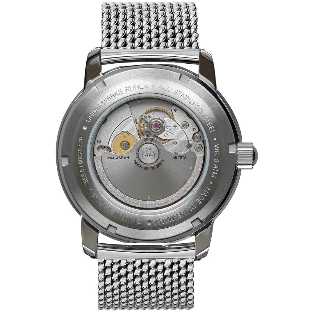 Zeppelin 7668M-5 Men's Automatic GMT Mesh Strap Wristwatch (8151604396258)