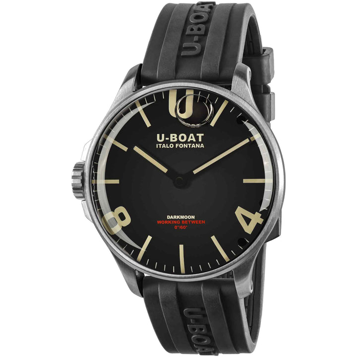 U-Boat 8463/C Darkmoon 44mm Black SS Wristwatch