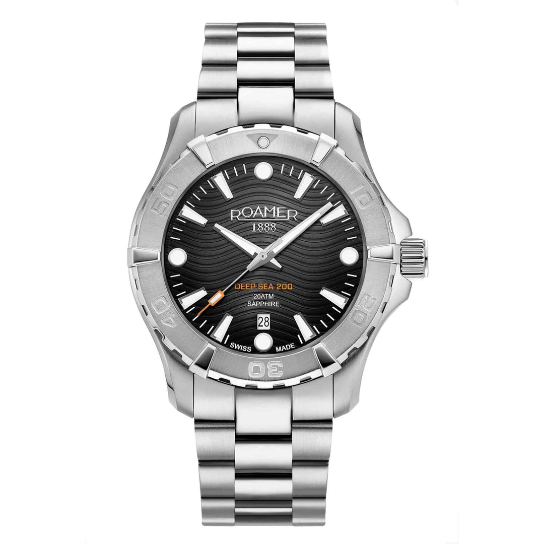 Roamer 860833 41 55 70 Deep Sea 200 Steel Bracelet Wristwatch | H S Johnson (7916510347490)