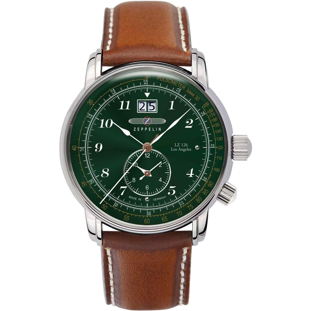 Zeppelin 8644-4 Men's Los Angeles Dual Time Wristwatch (8157464396002)