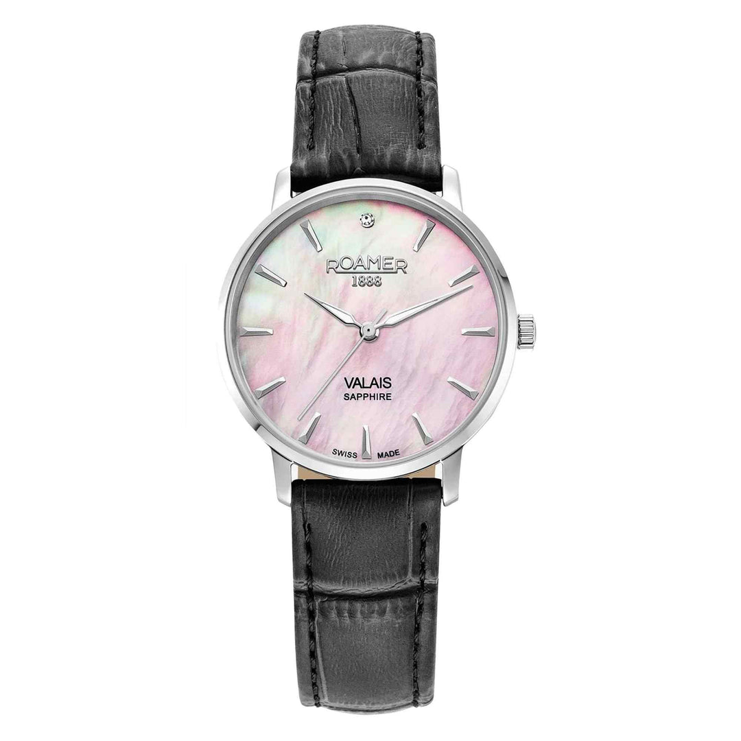 Roamer 989847 41 10 05 Women's Valais Diamond Set Wristwatch