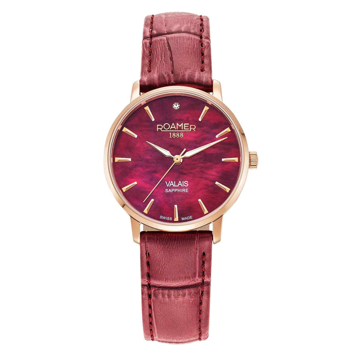 Roamer 989847 46 60 05 Women's Valais Diamond Set Wristwatch