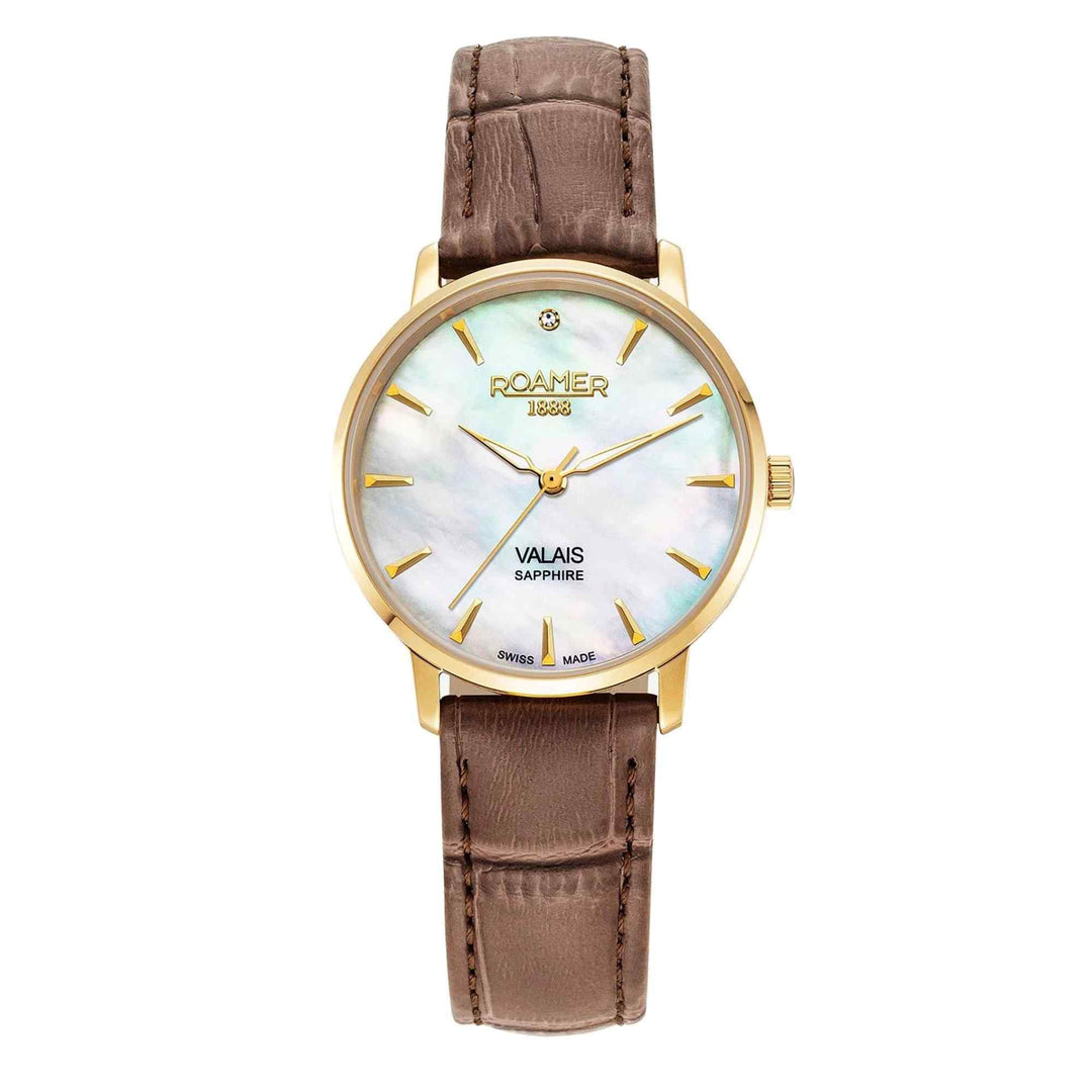 Roamer 989847 48 10 05 Women's Valais Diamond Set Wristwatch