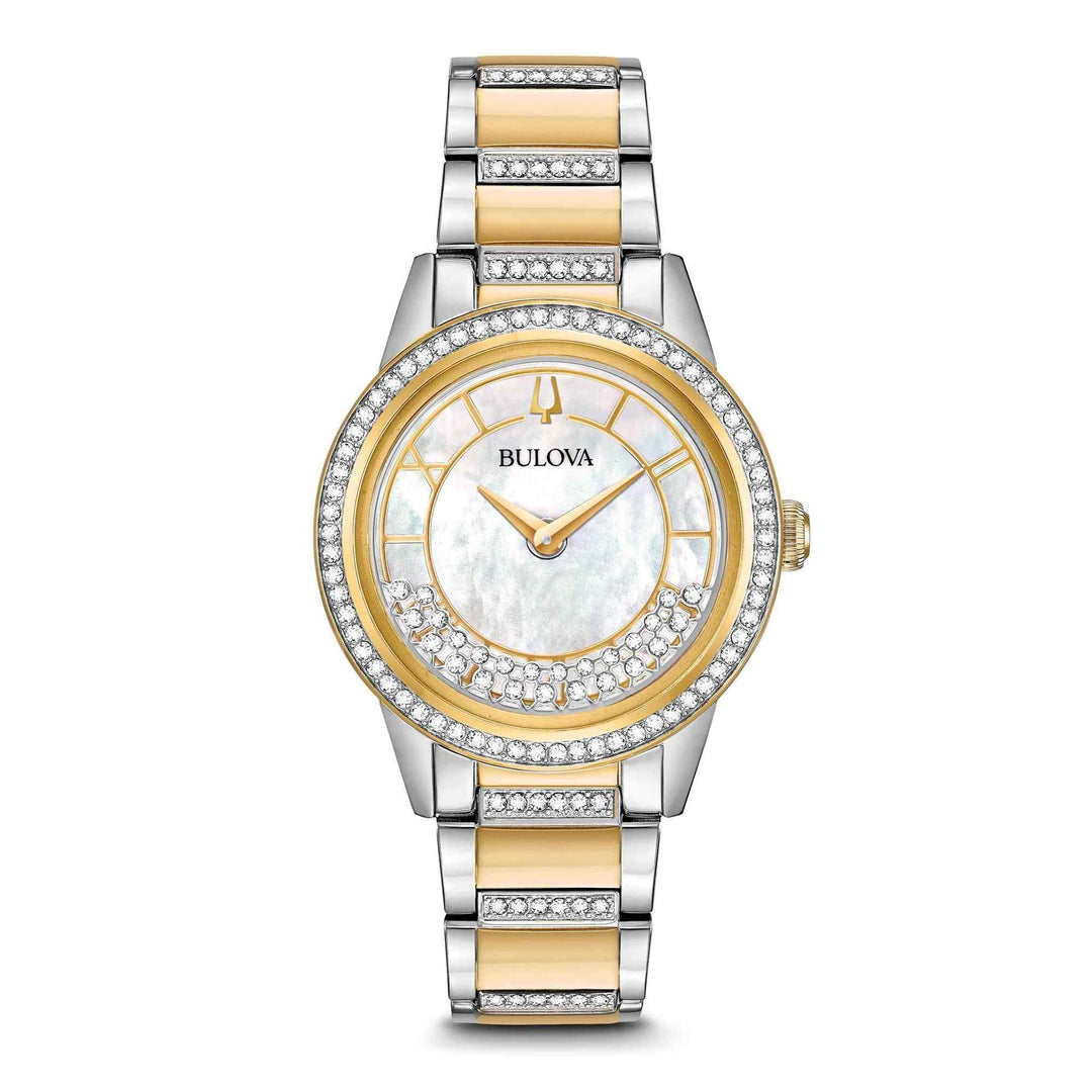 Bulova 98L245 Women's Crystal Turnstyle Wristwatch | H S Johnson (8082941608162)