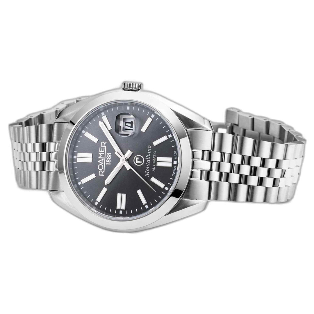 Roamer 996983 41 55 20 Men's Montalbano Grey Dial Automatic Watch