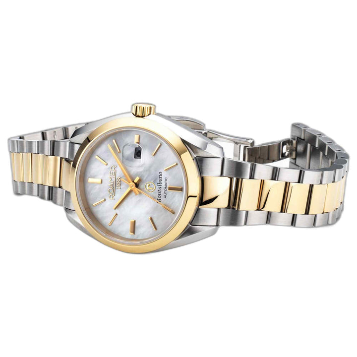 Roamer 996990 47 20 20 Women's Montalbano Two Tone Automatic Wristwatch