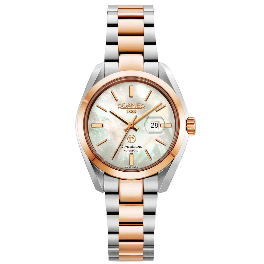 Roamer 996990 49 20 20 Women's Montalbano Two Tone Automatic Wristwatch