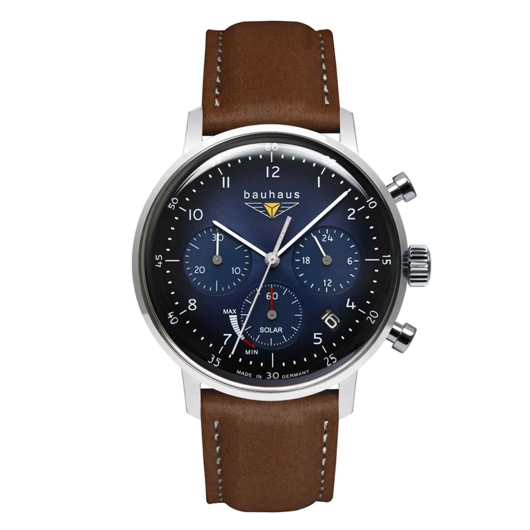 Bauhaus 20863 Men's Solar Chronograph Wristwatch