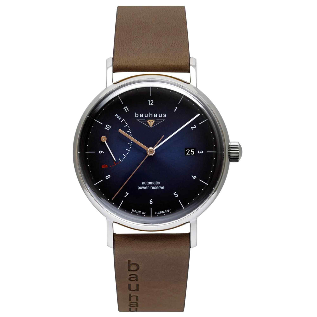 Bauhaus 21603 Men's Classic Automatic Power Reserve Wristwatch