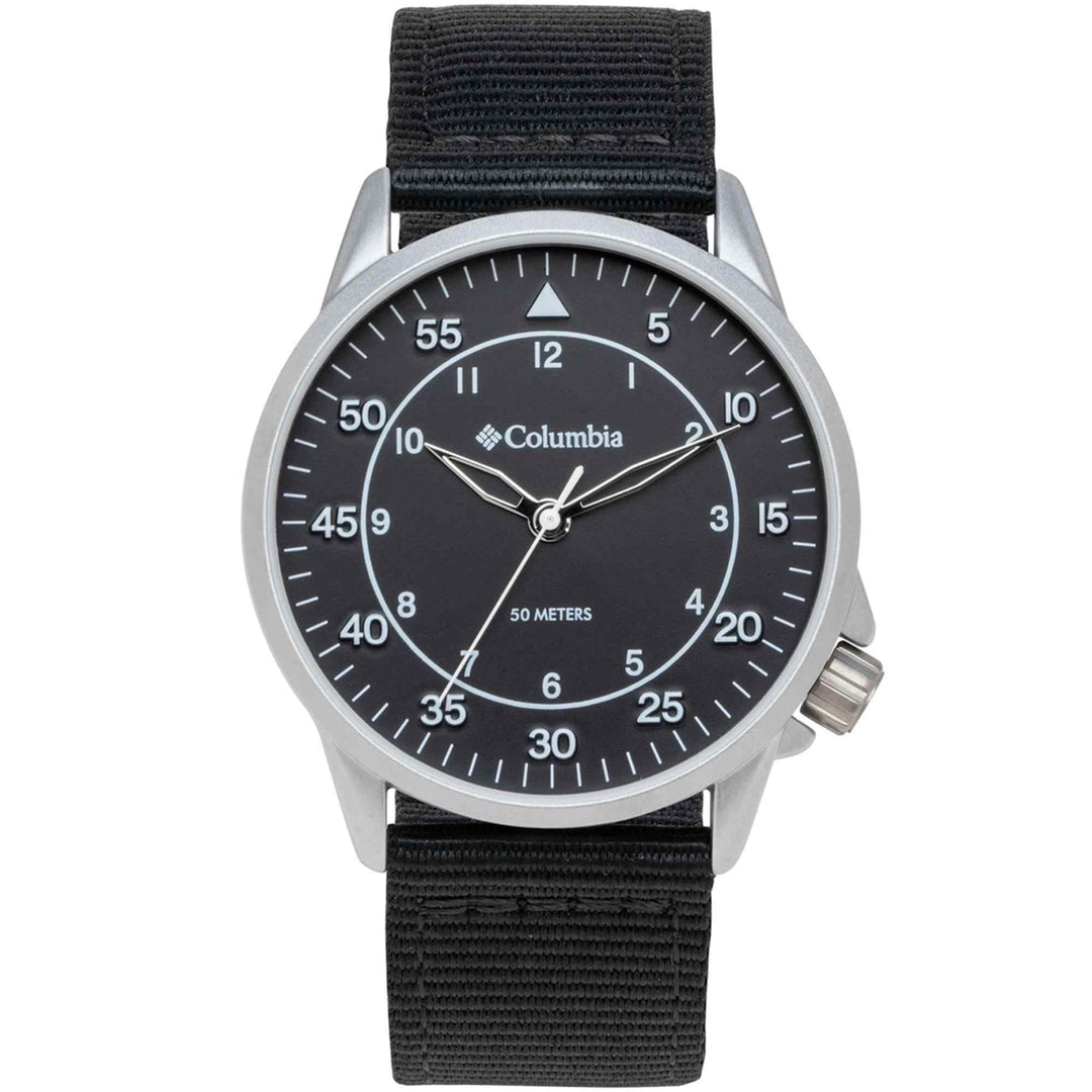 Columbia CSS15-001 Viewmont Black Dial Nylon Strap Wristwatch