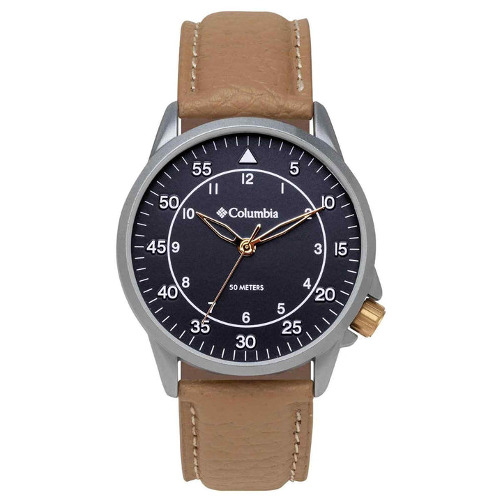 Columbia CSS15-003 Viewmont Brown Leather Strap Wristwatch
