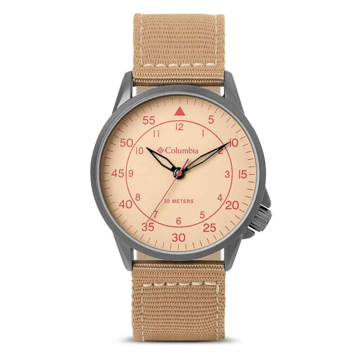 Columbia CSS15-010 Viewmont Brown Nylon Strap Wristwatch