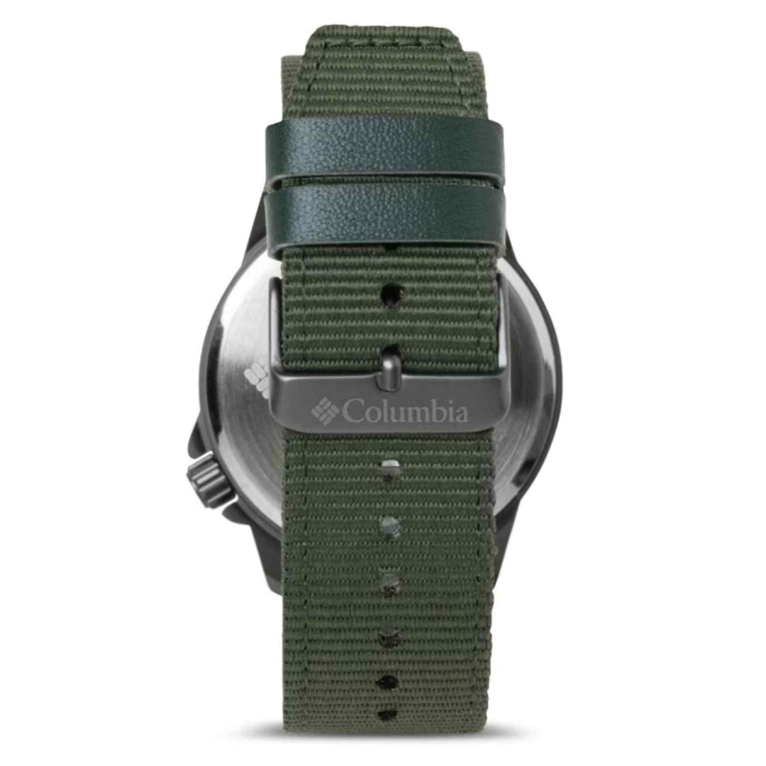 Columbia CSS15-015 Viewmont Green Nylon Strap Wristwatch