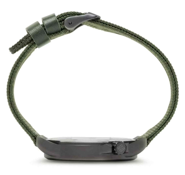 Columbia CSS15-015 Viewmont Green Nylon Strap Wristwatch