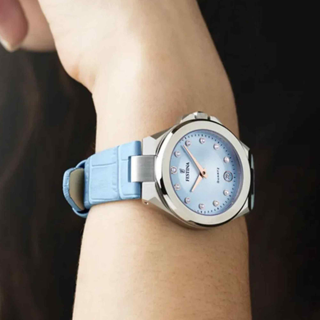 Festina F20701/3 Women's Mademoiselle Light Blue Watch