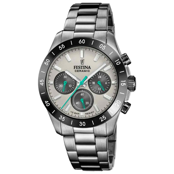 Festina F20703/1 Men's Grey Dial Chronograph Wristwatch