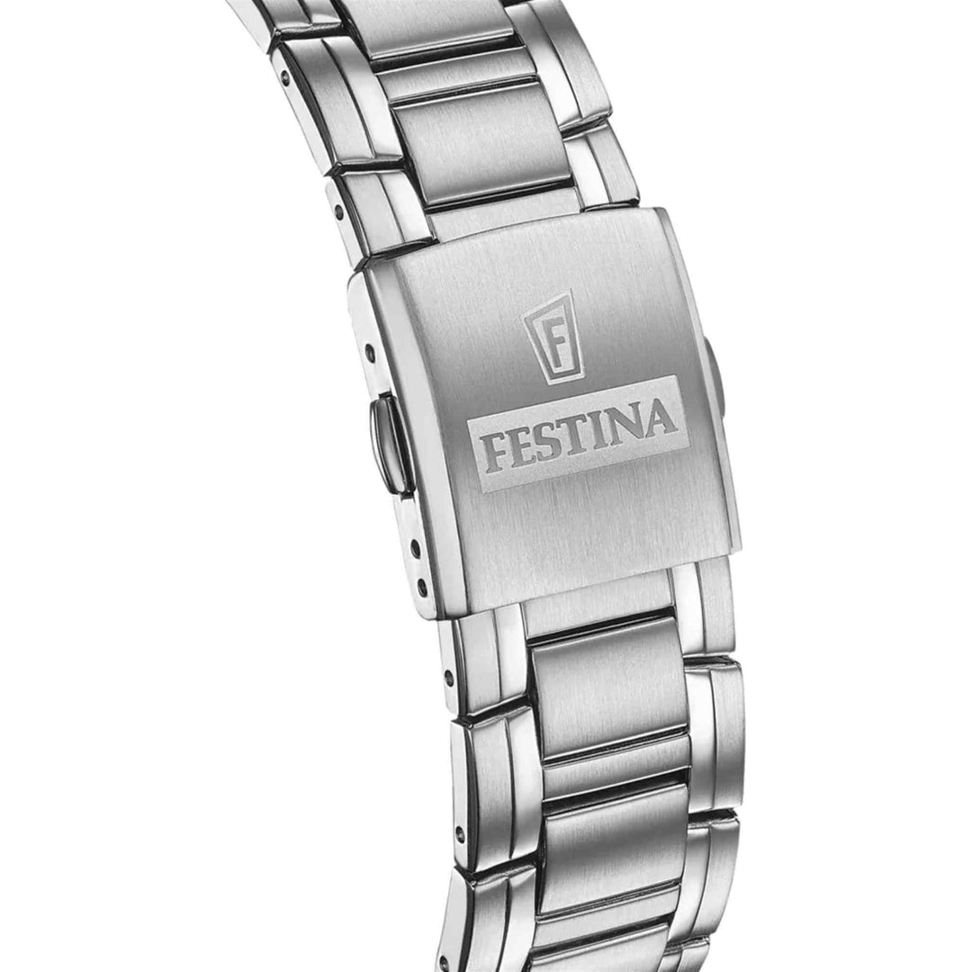 Festina F20704/1 Men's White Timeless Chronograph Wristwatch