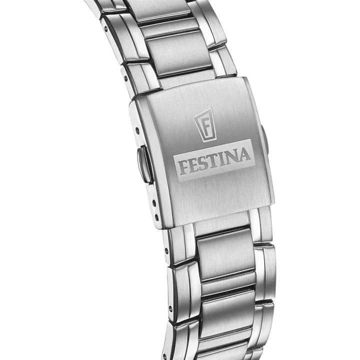 Festina F20704/2 Men's Blue Timeless Chronograph Wristwatch