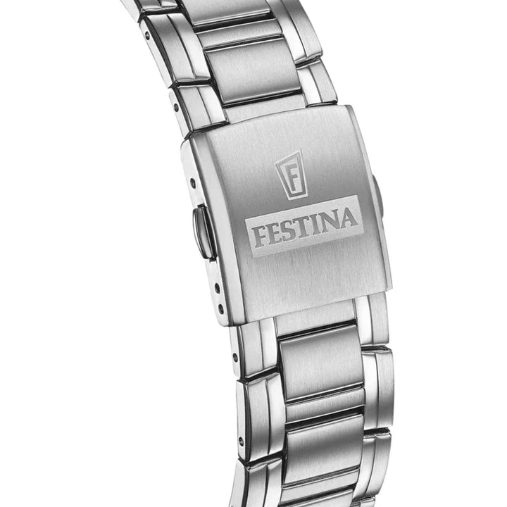Festina F20704/4 Men's Blue Timeless Chronograph Wristwatch