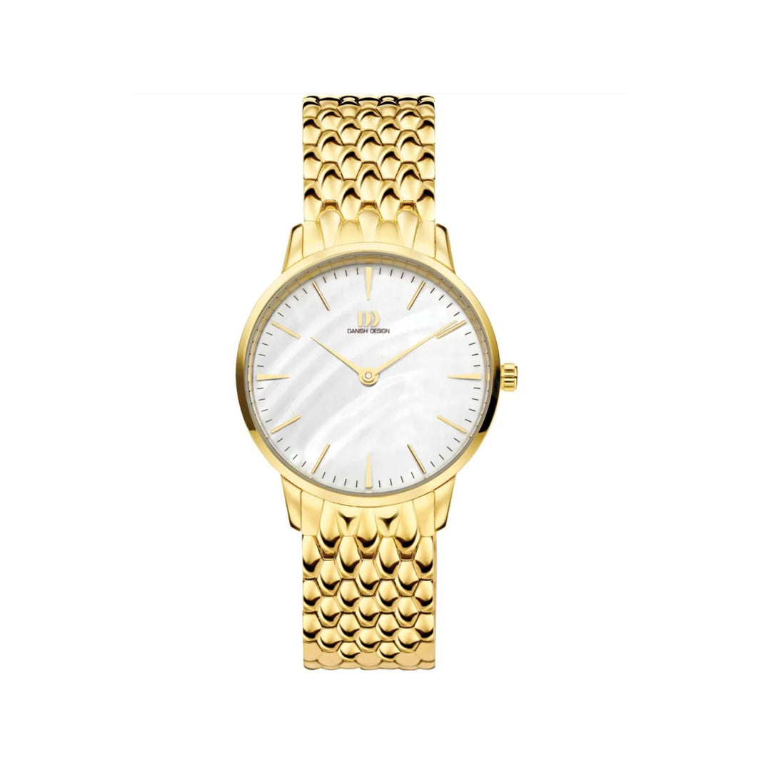 Danish Design IV71Q1251 Akilia Gold Perlemor DressLink Medium Watch