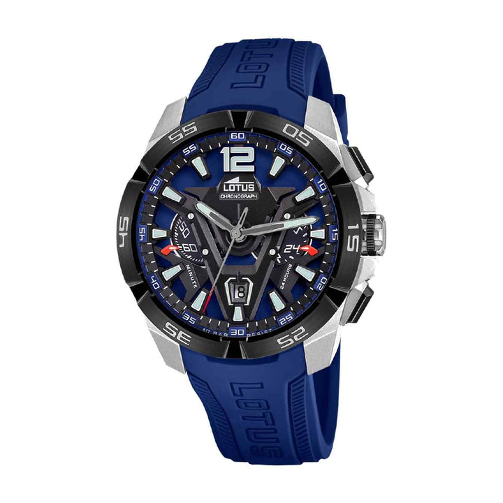 Lotus L18944/1 Men's Vortex Blue Rubber Chronograph Wristwatch