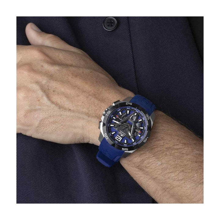 Lotus L18944/1 Men's Vortex Blue Rubber Chronograph Wristwatch